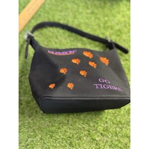 Clemson Fan Fair Purse Black With‎ Orange Paws Hand Bag Basketball